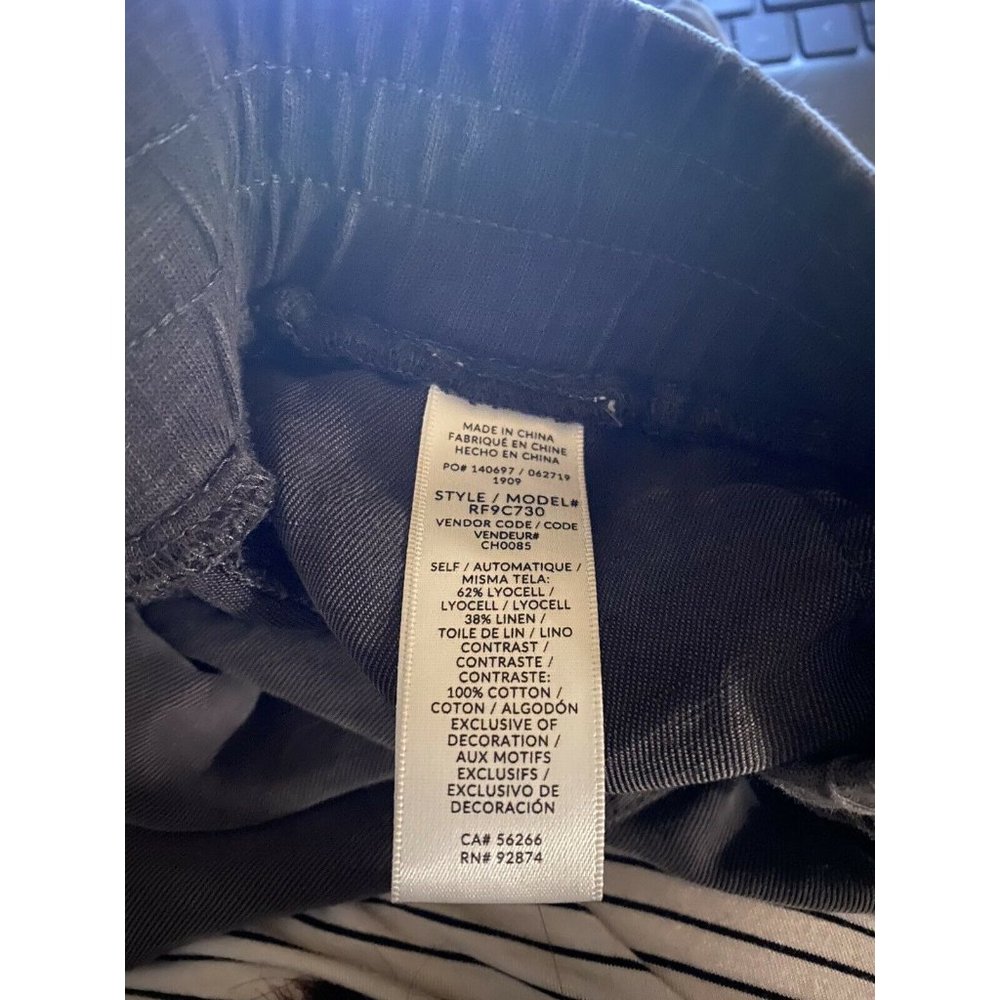 Splendid Lakeside joggers linen blend in lead gray size XL - Picture 9 of 9